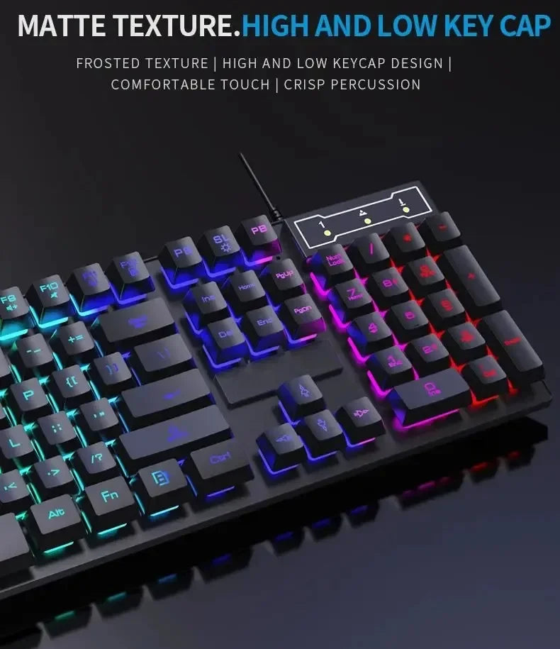 NeonBlade Gaming Keyboard Set