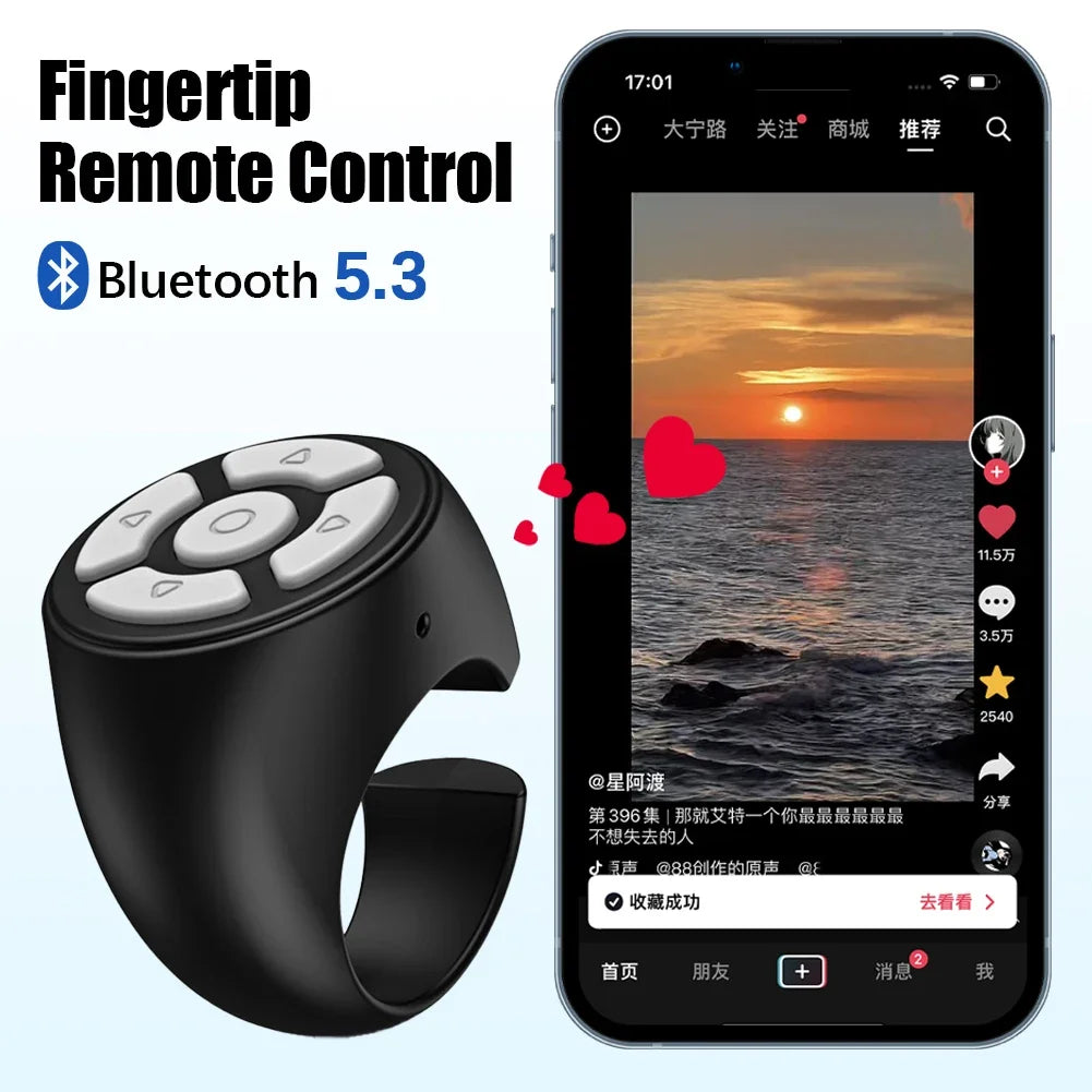 Pocket Ring Remote Camera Controller