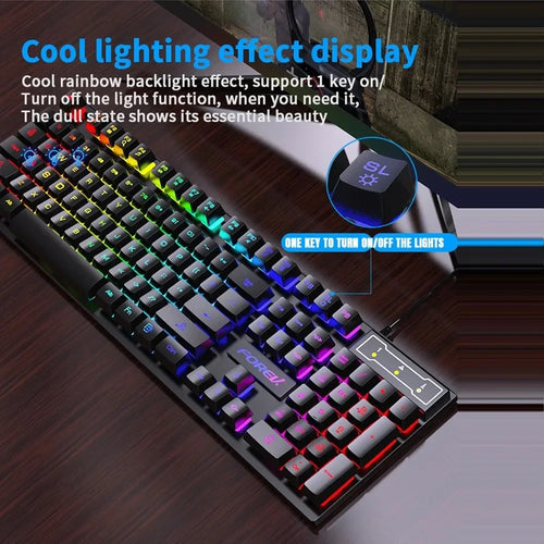 NeonBlade Gaming Keyboard Set