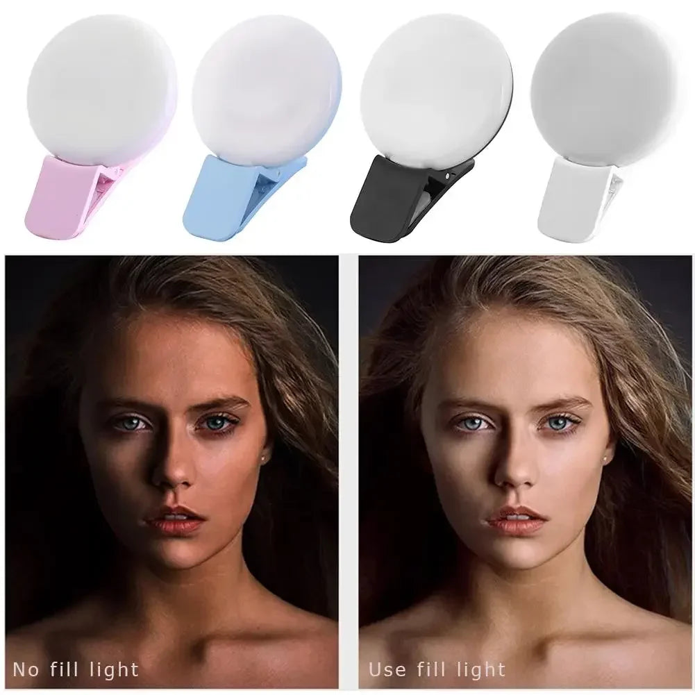 QuickClip Selfie Ring Light