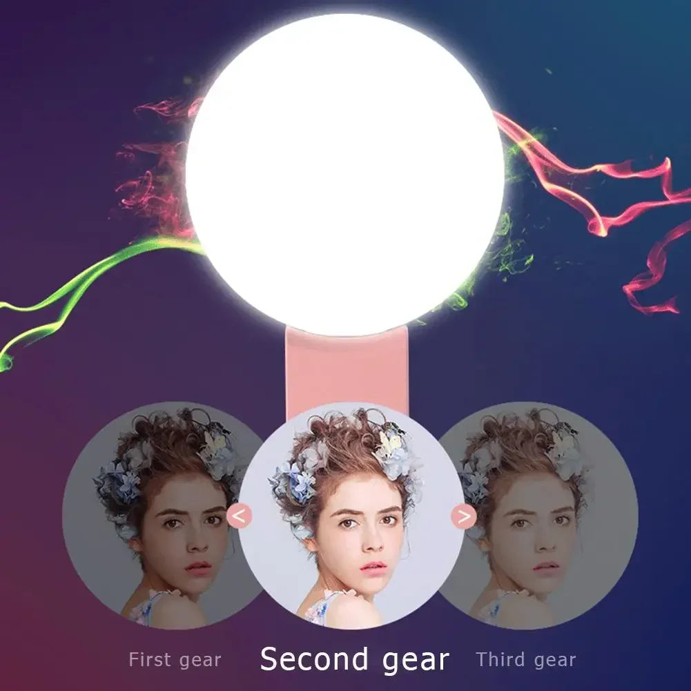 QuickClip Selfie Ring Light